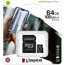 SD Card Kingston microSD SDCS2/64Gb